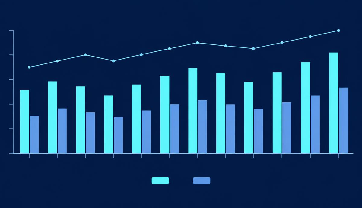 Gráfico mensal comparando clientes inativados e clientes reativados ao longo de seis meses